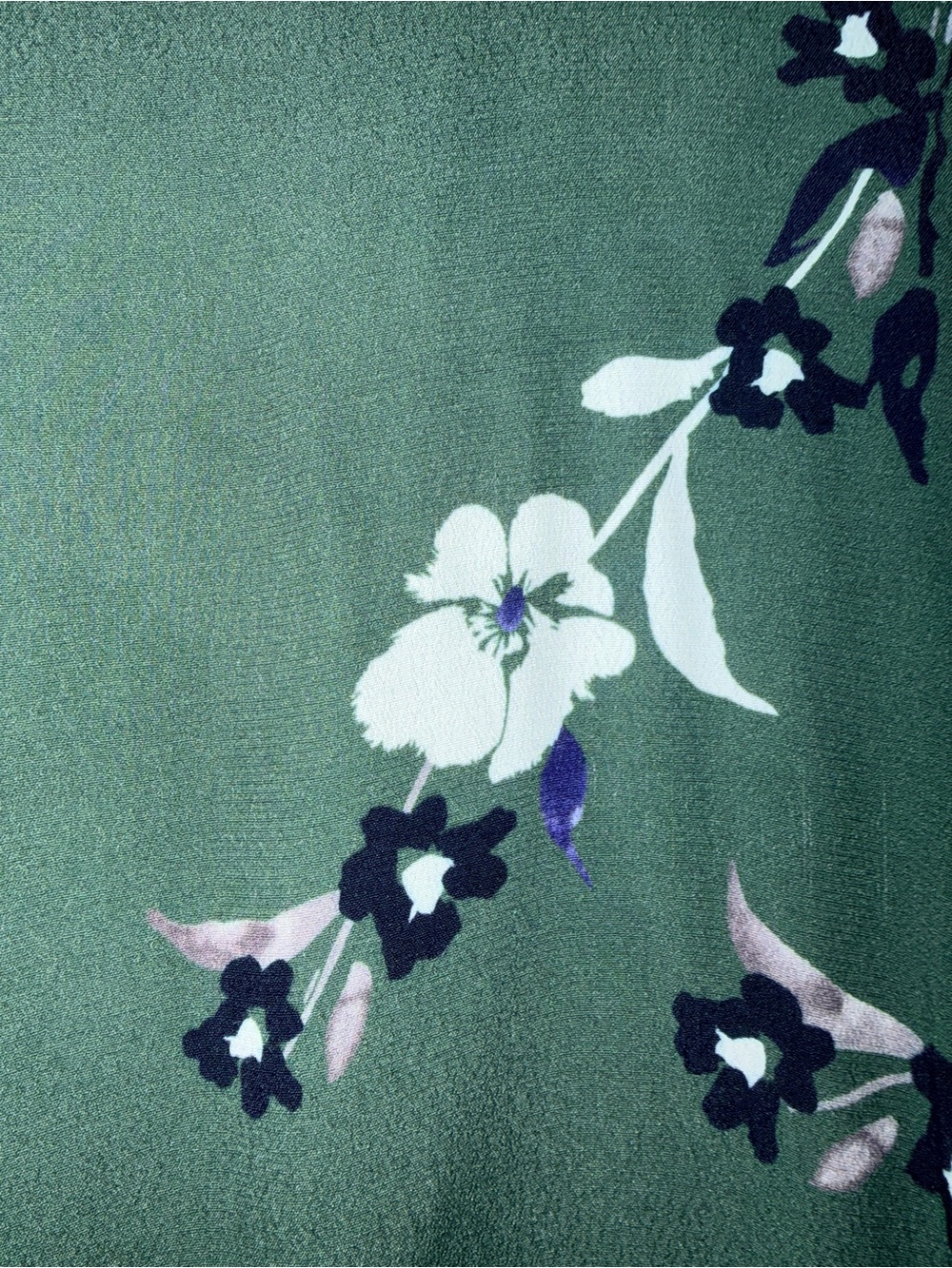 Yumi Kim Green Floral Tie-Back Long Sleeve Top - Picture 6 of 8